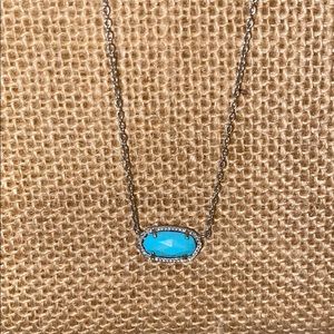 Kendra Scott blue turquoise necklace